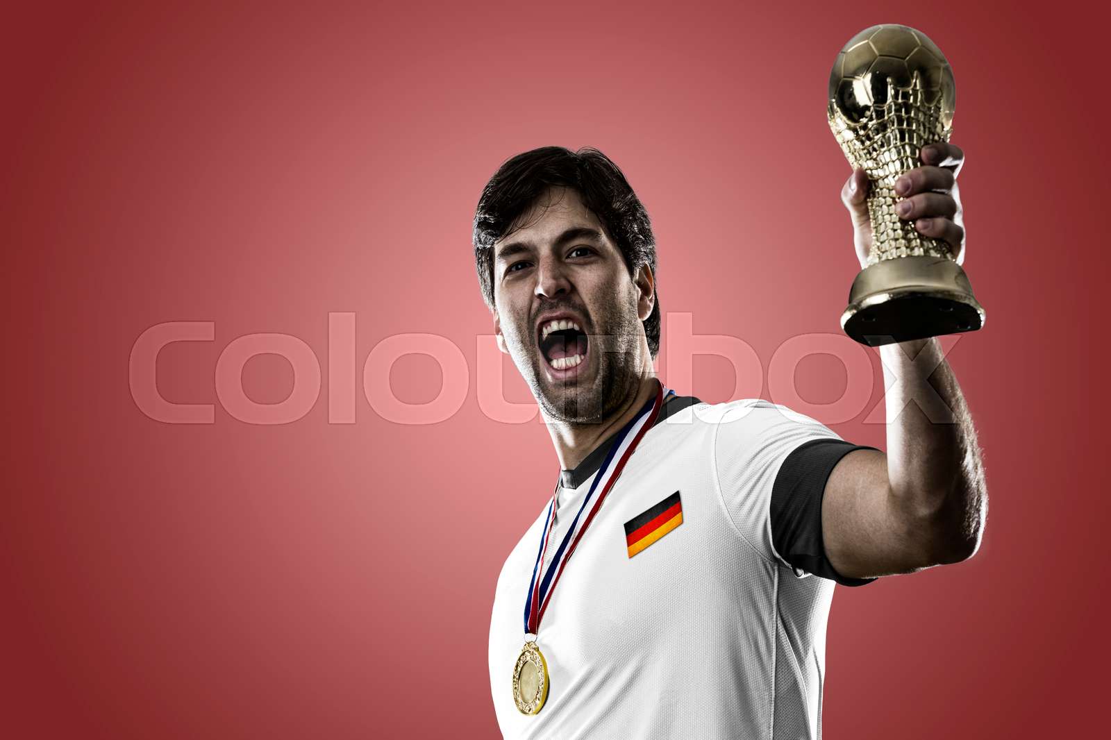German soccer player Stock image Colourbox