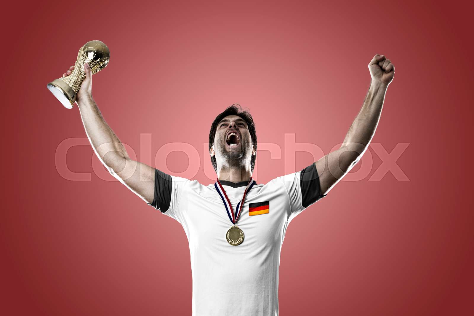 German soccer player Stock image Colourbox