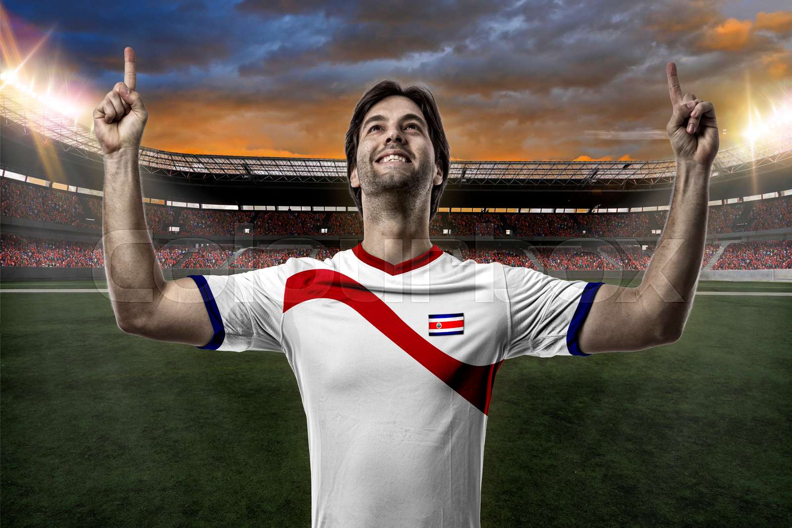 costa rican soccer player Stock image Colourbox