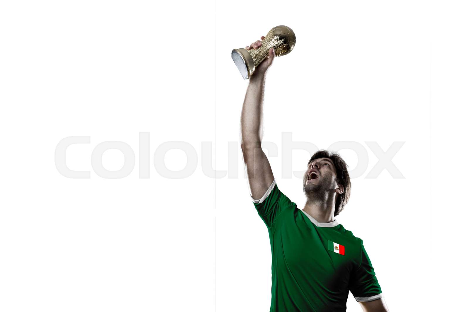 Mexican soccer player | Stock image | Colourbox