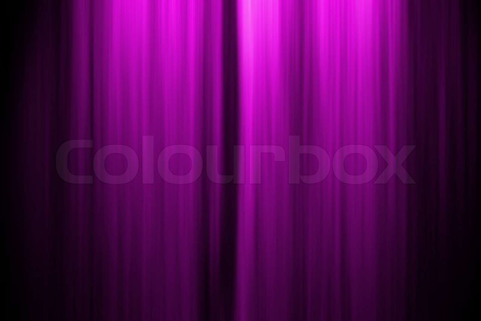 Computer Generated Illustation Of A Theatre Stage Curtain Stock Image