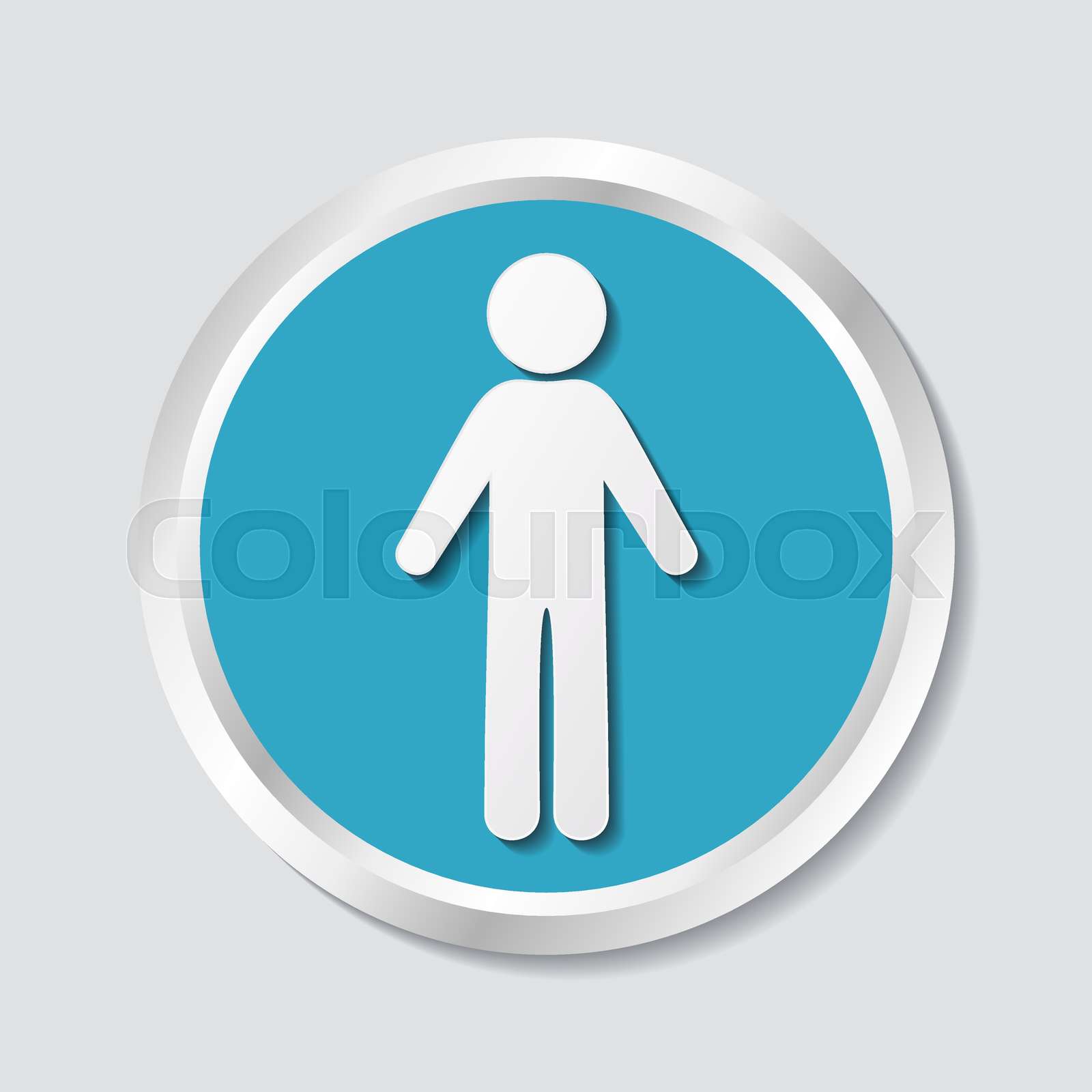 Man icon | Stock vector | Colourbox