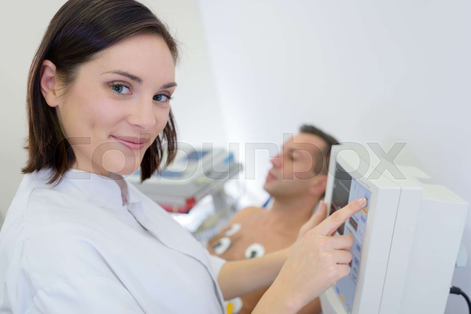Healthcare Provider Posing Stock Image Colourbox