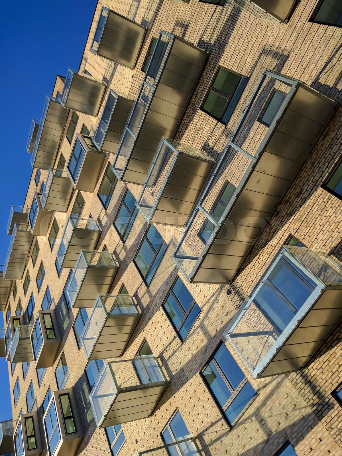 new modern achitecture on Aarhus Ø, also known as Aarhus Island | Stock ...