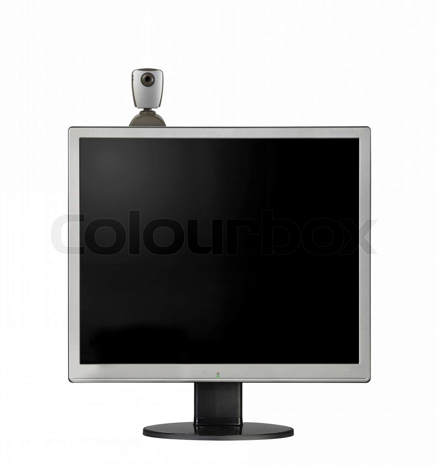 Web-Kamera am monitor | Stock Bild | Colourbox