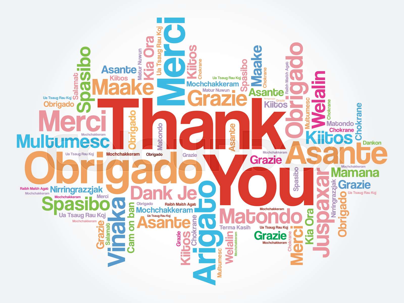 Thank You List In Different Languages