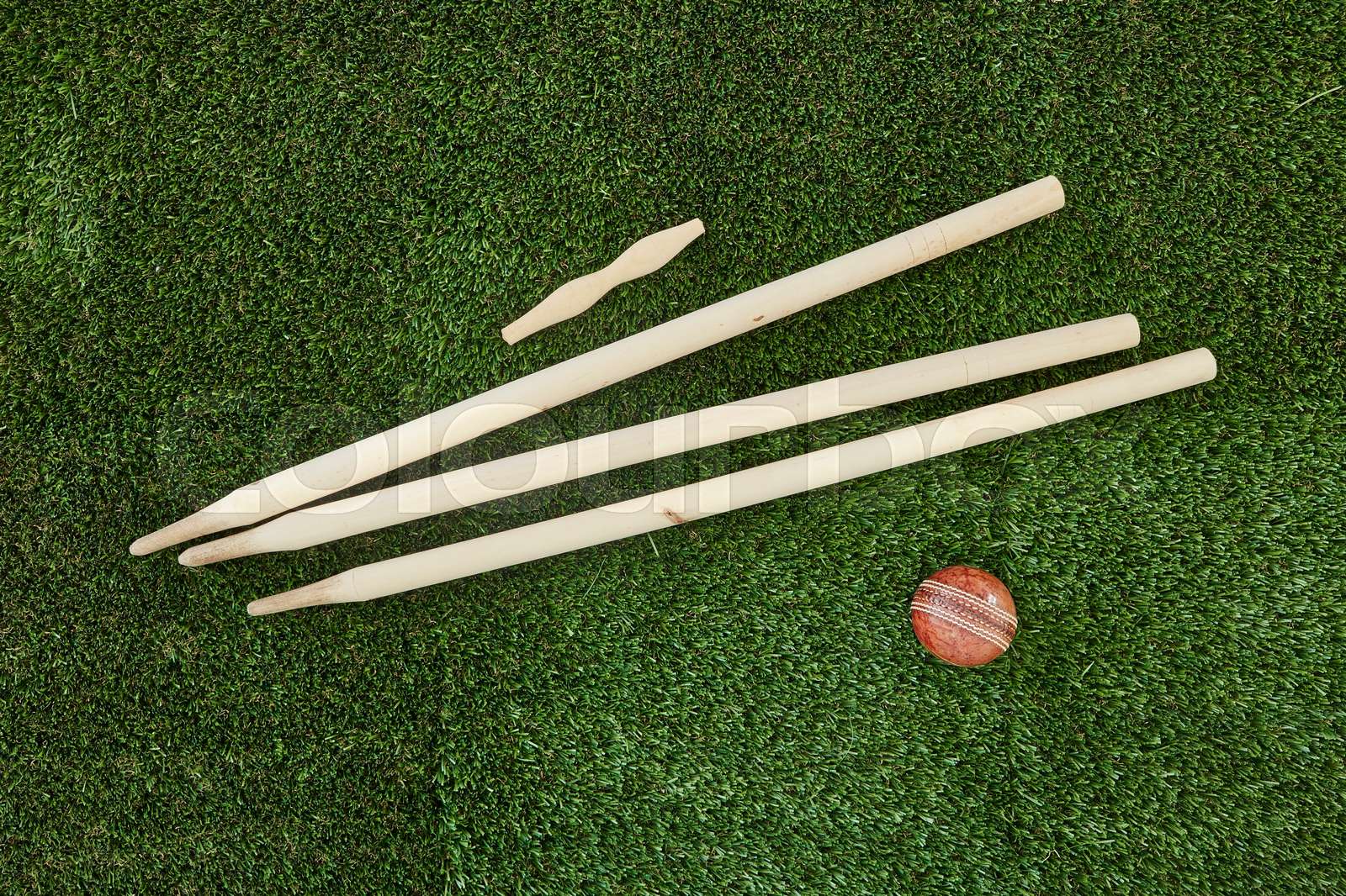 Cricket Equipment Stock image Colourbox