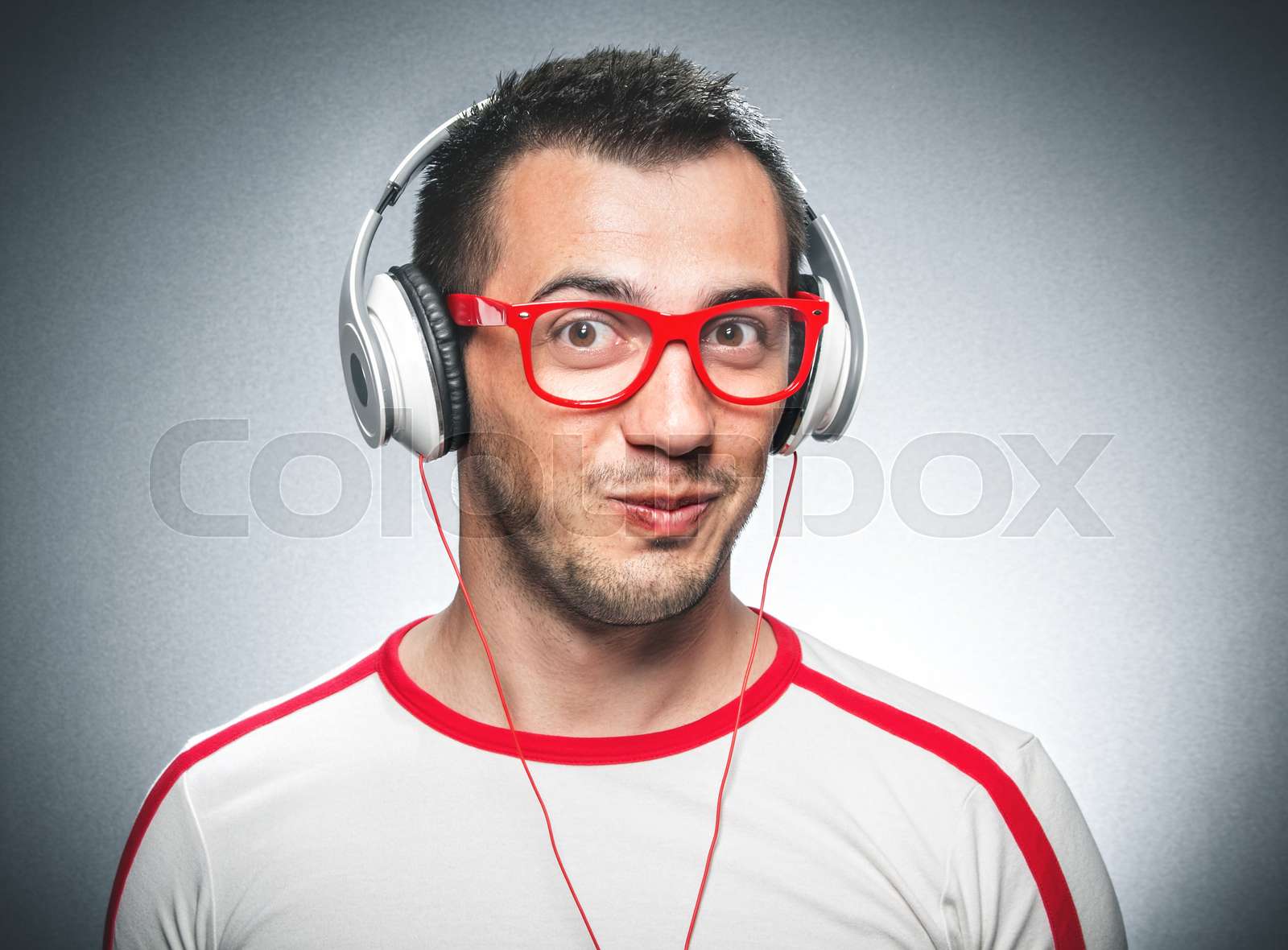 Trendy fuuny guy | Stock image | Colourbox