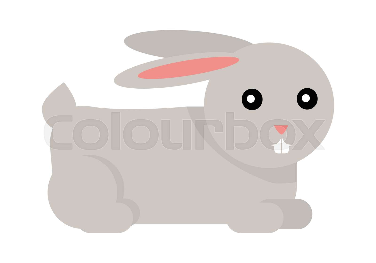 Hase L cheln Grafik Stock Vektor Colourbox