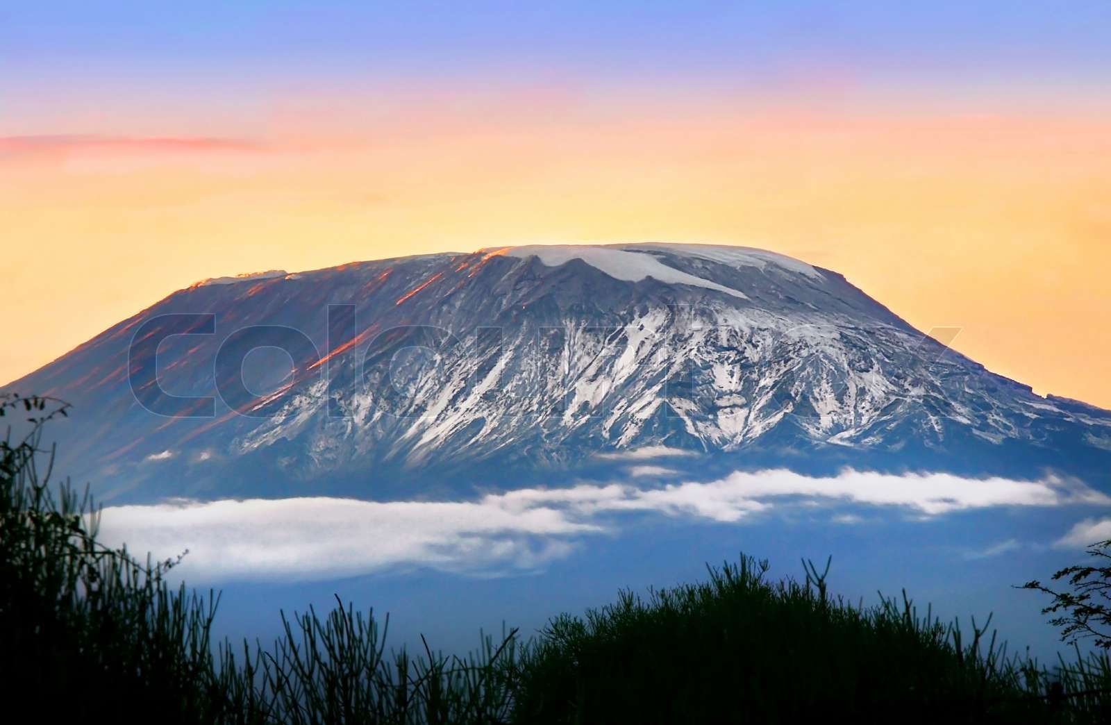 Sunrise on mount Kilimanjaro | Stock image | Colourbox
