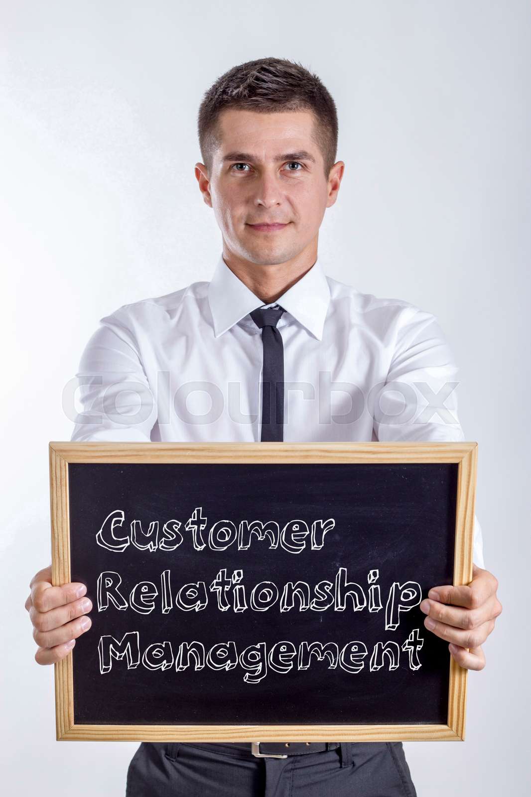 Customer Relationship Management Stock Image Colourbox
