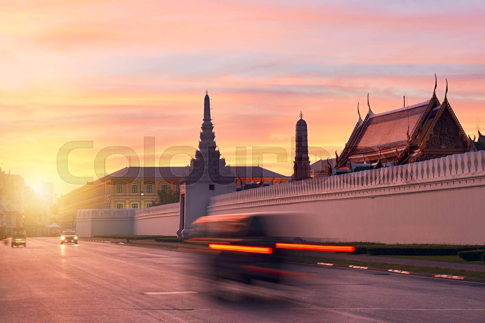 Beautiful Sunrise In Bangkok Stock Image Colourbox Beautiful Sunrise In Bangkok Stock Image Colourbox