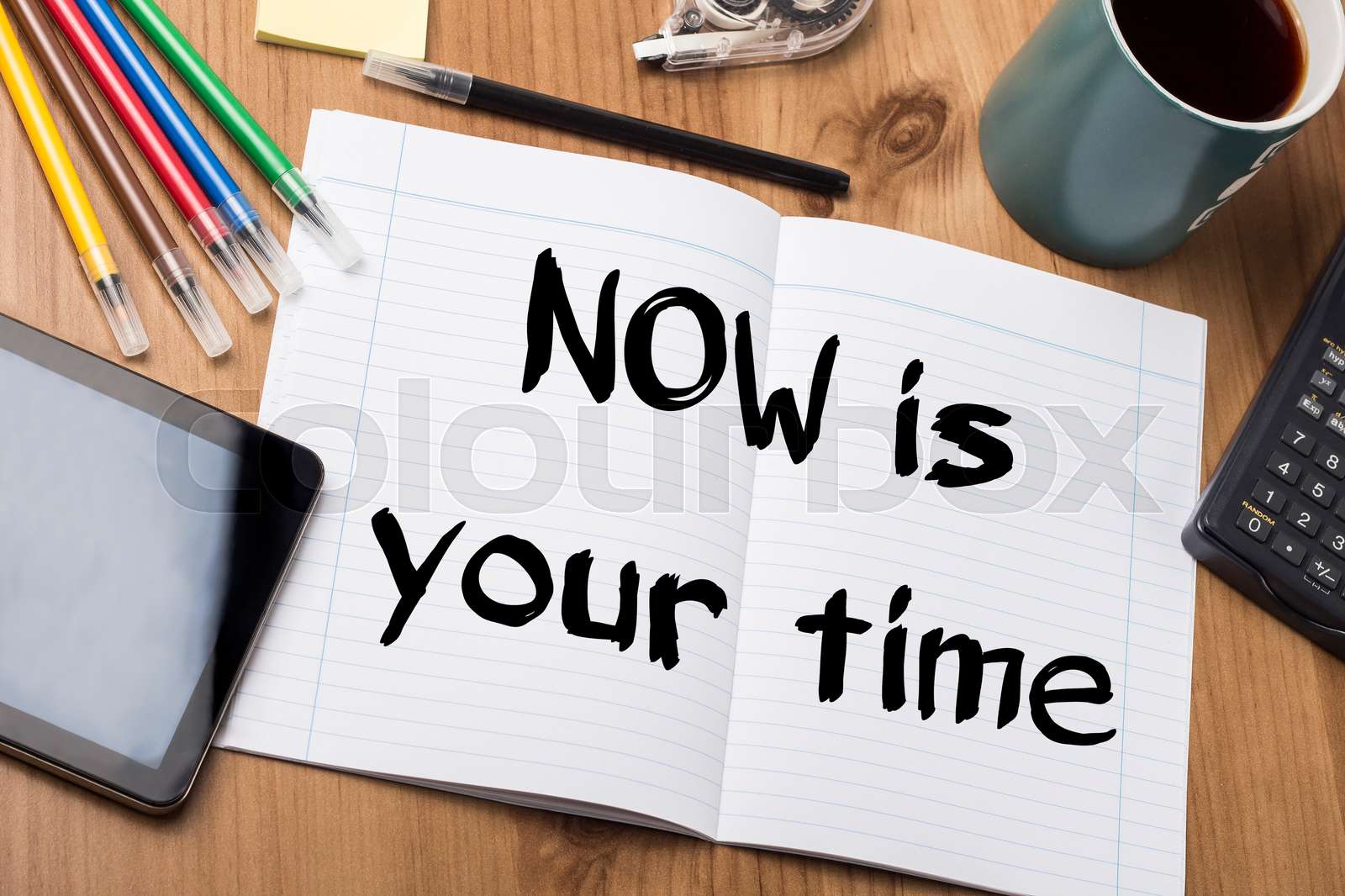Now Is Your Time Note Pad With Text Stock Image Colourbox Now Is Your Time Note Pad With Text Stock Image Colourbox