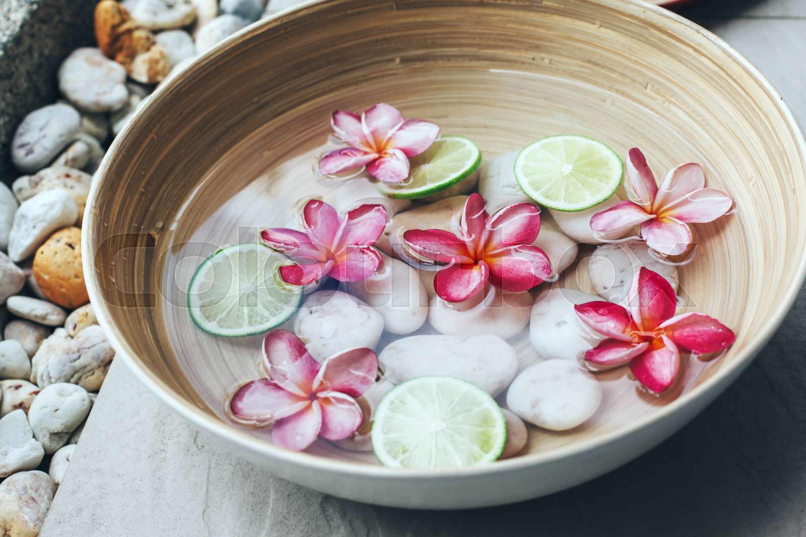 Spa bath for feet | Stock image | Colourbox
