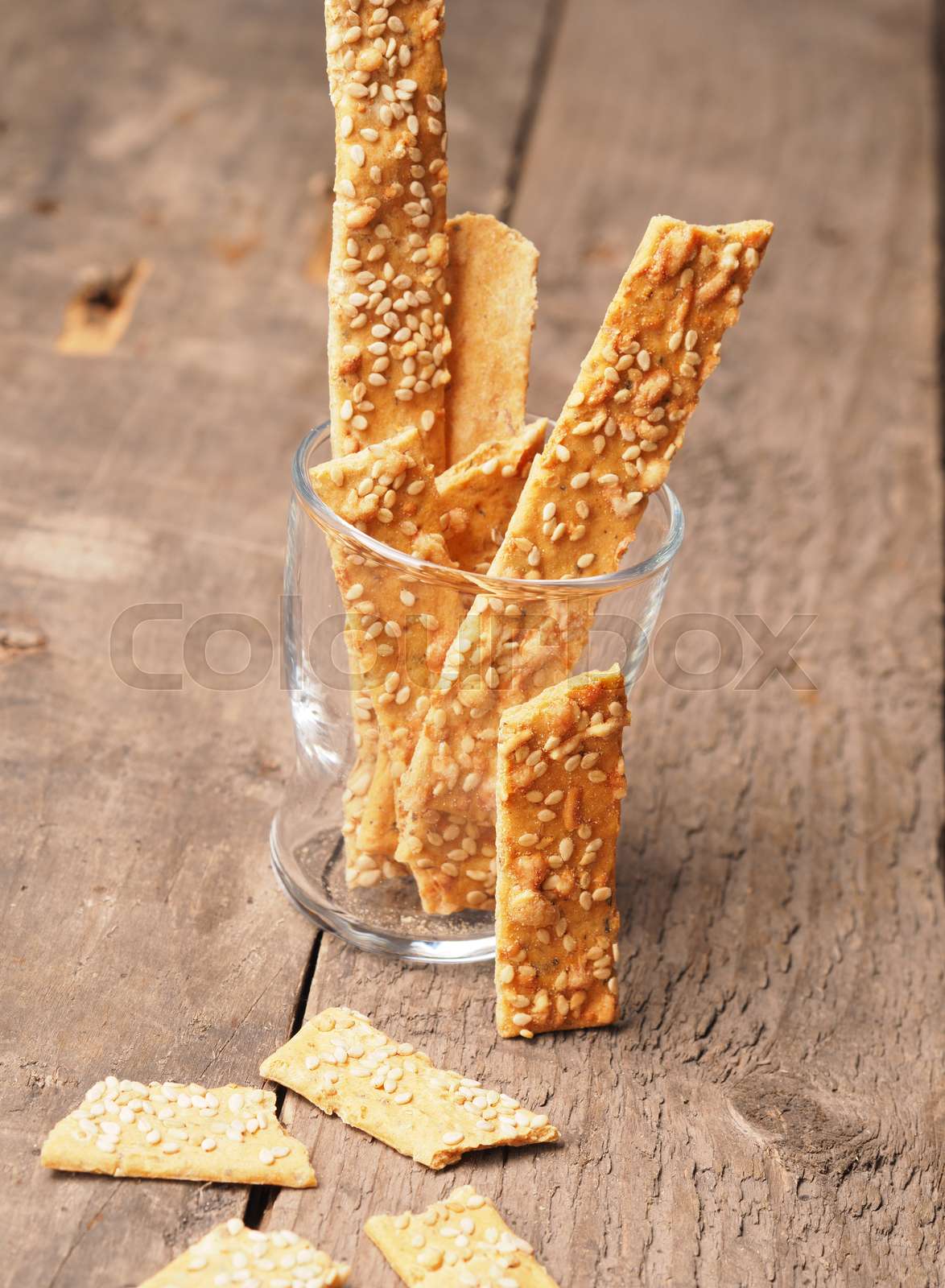 Tasty organic cracker | Stock image | Colourbox