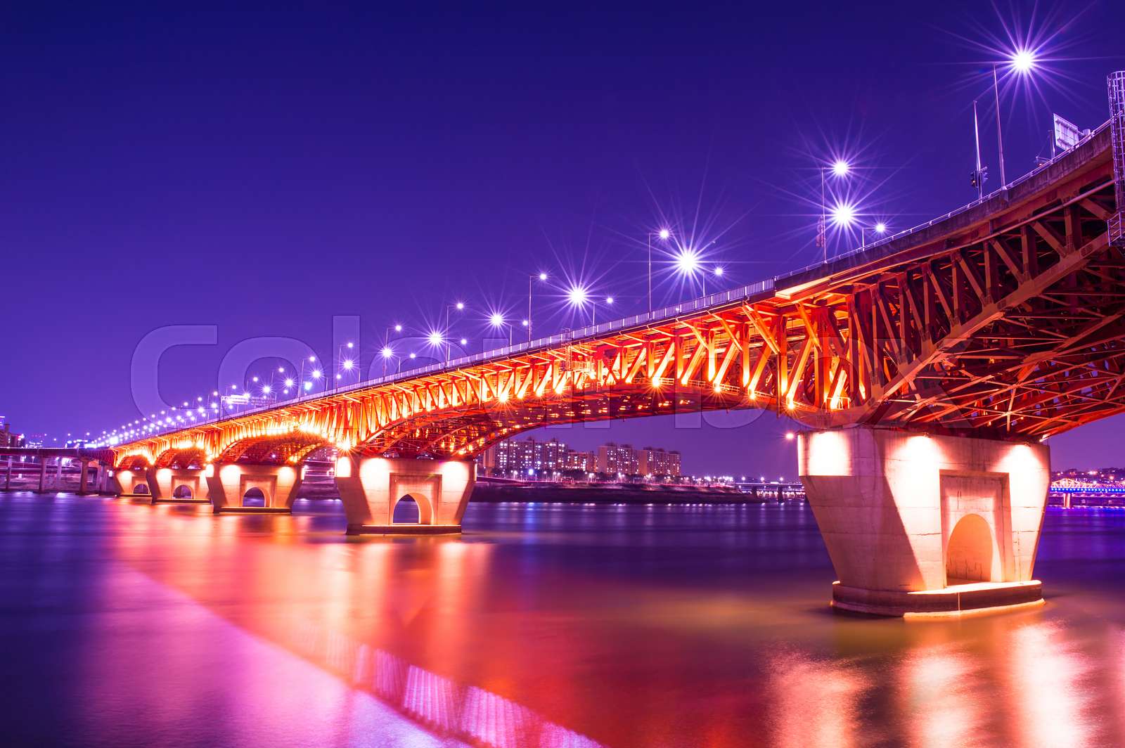 Seongsu bridge in seoul,korea Stock image Colourbox