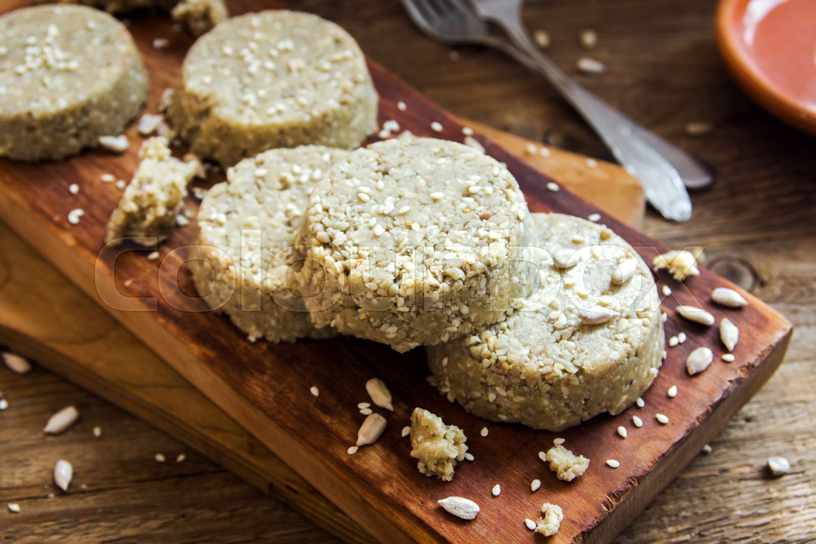 Homemade Halva Stock image Colourbox