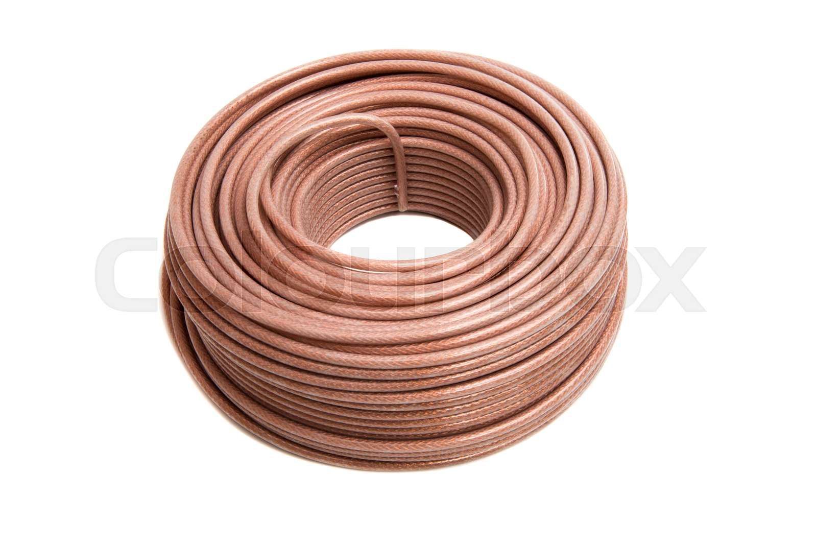 Coaxial cable isolated | Stock image | Colourbox