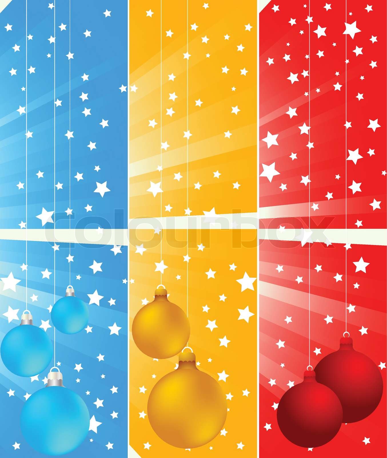 Vector xmas banners; clipart Stock vector Colourbox