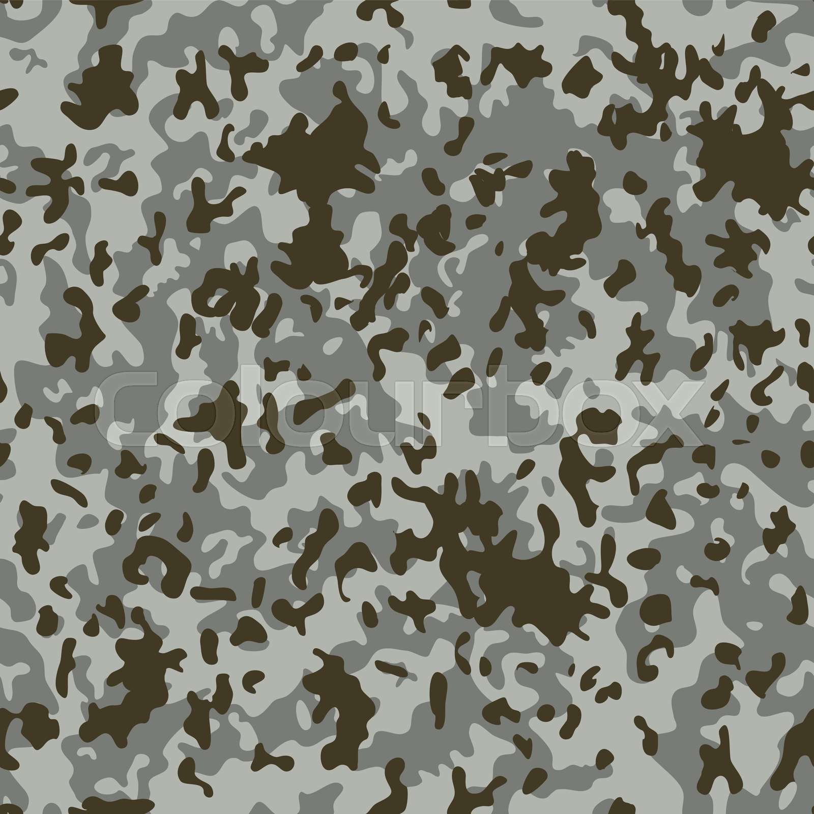 Snow Flectarn Camouflage seamless patterns | Stock vector | Colourbox