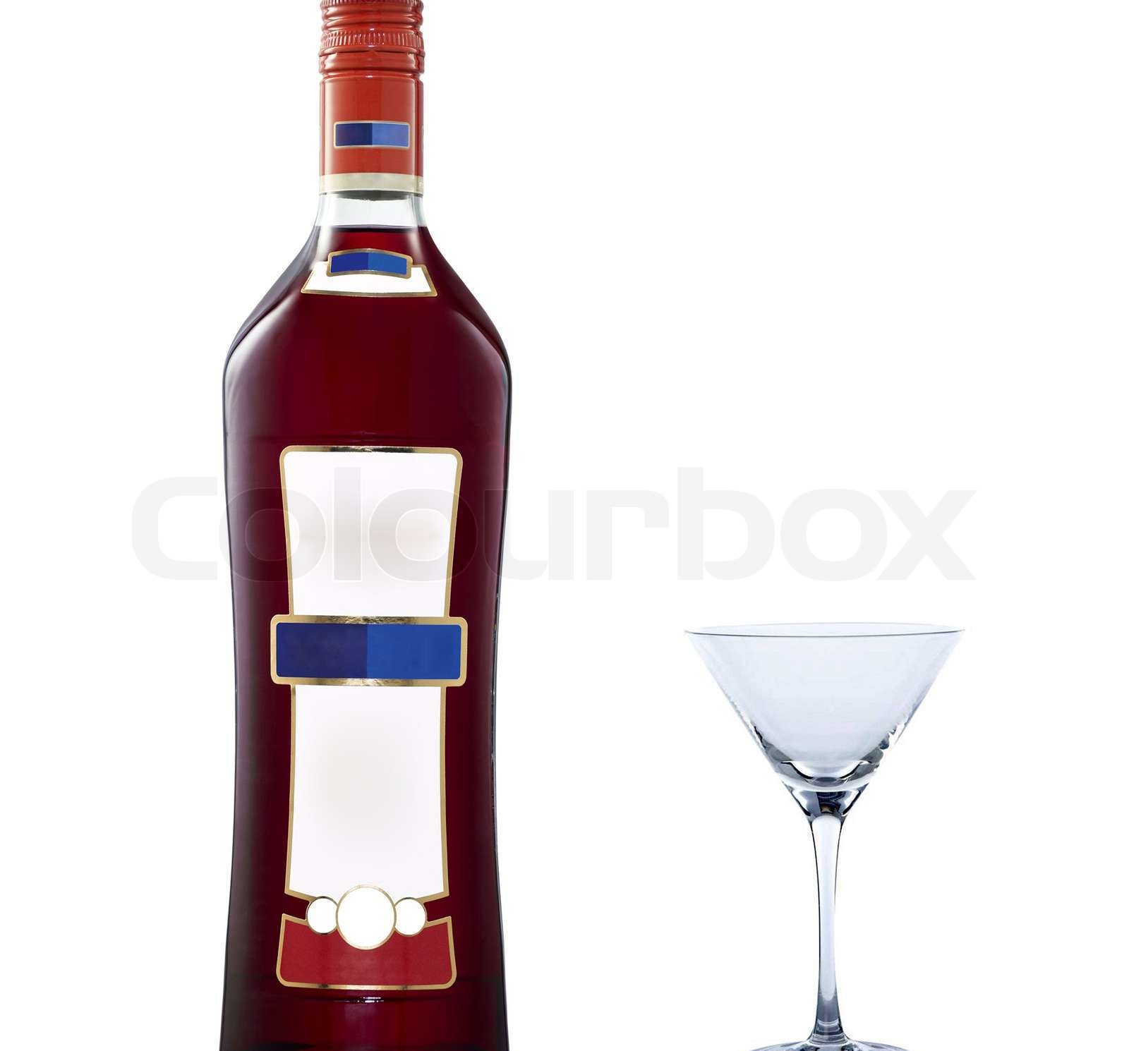 Martini -Flasche | Stock Bild | Colourbox