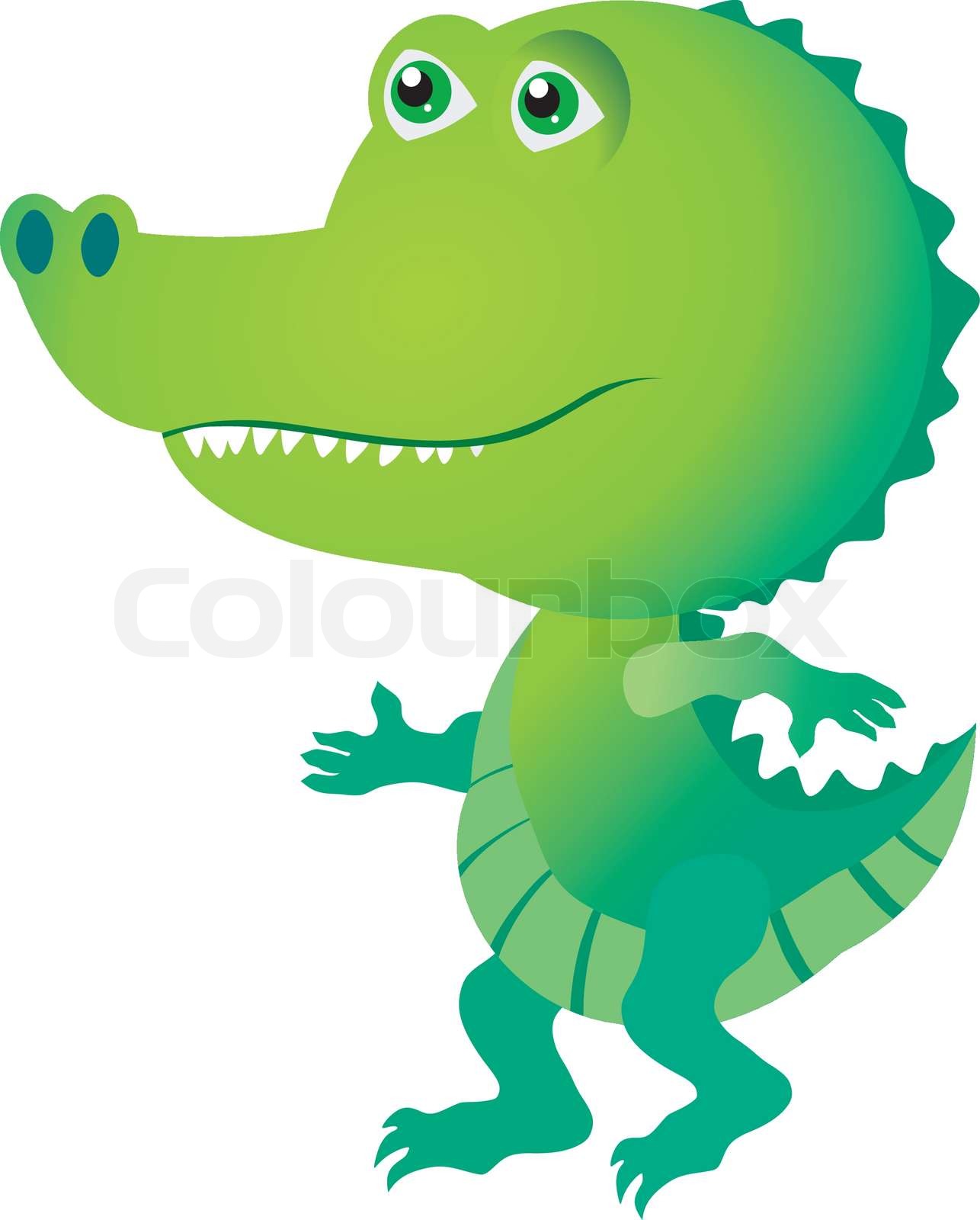 Baby-Krokodil | Stock-Vektor | Colourbox
