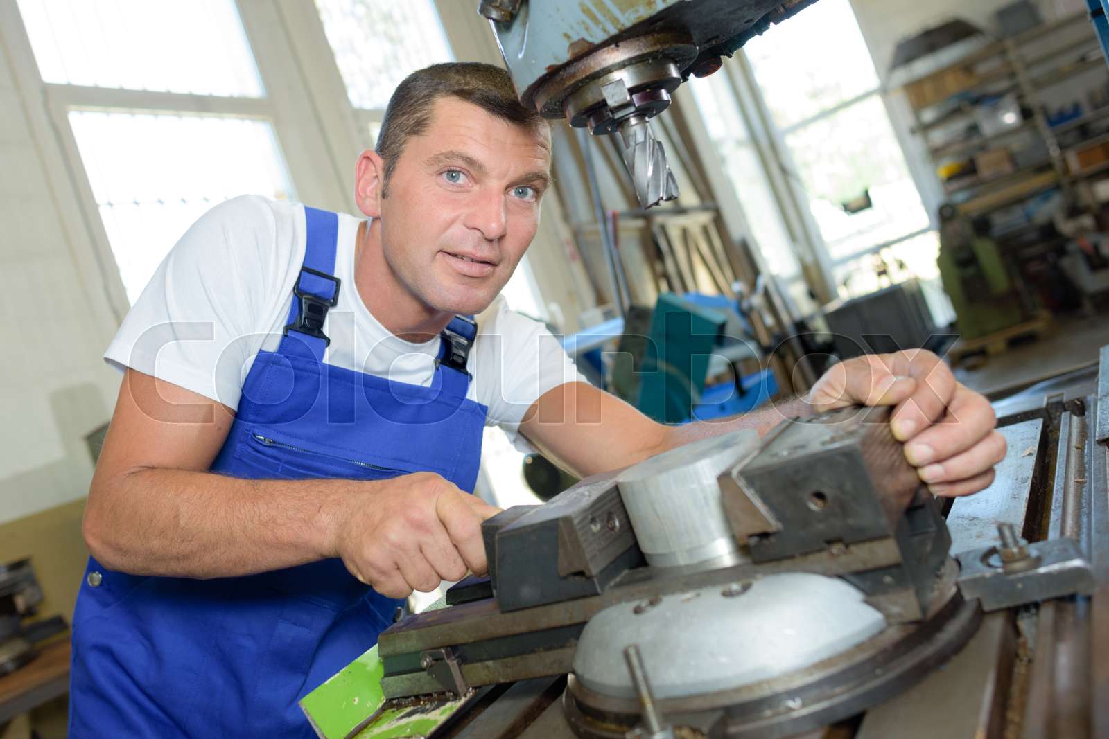 machinist at work | Stock image | Colourbox