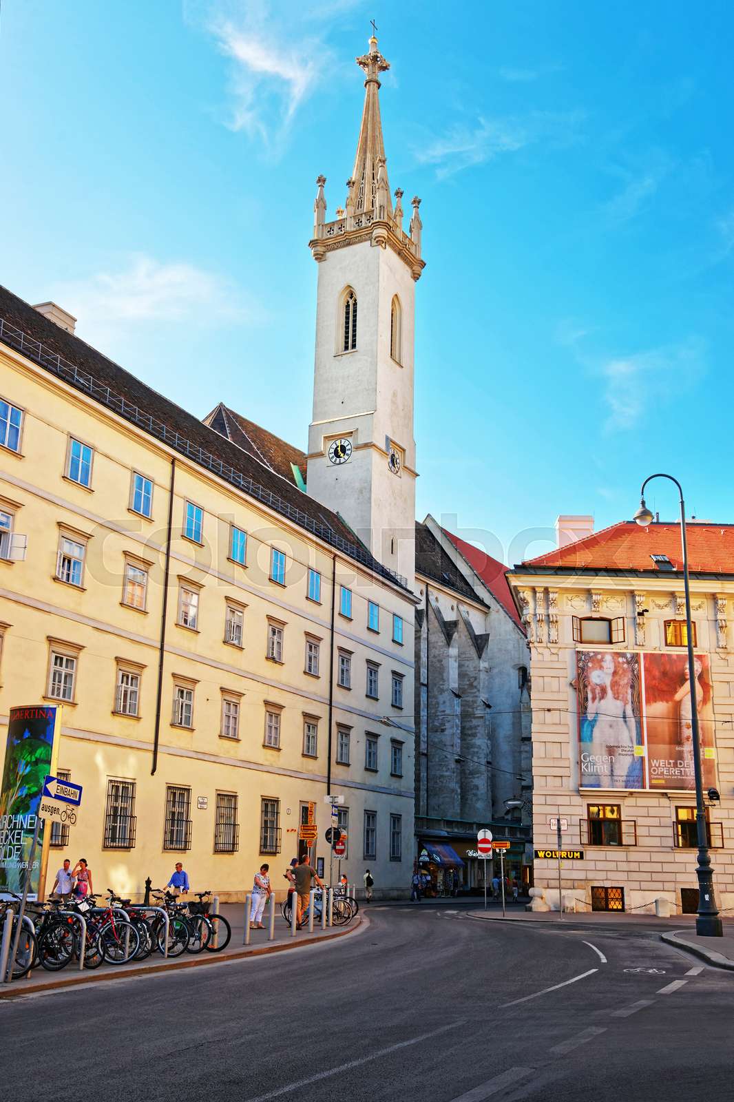 Augustinian church on Josefsplatz in Vienna Stock image Colourbox
