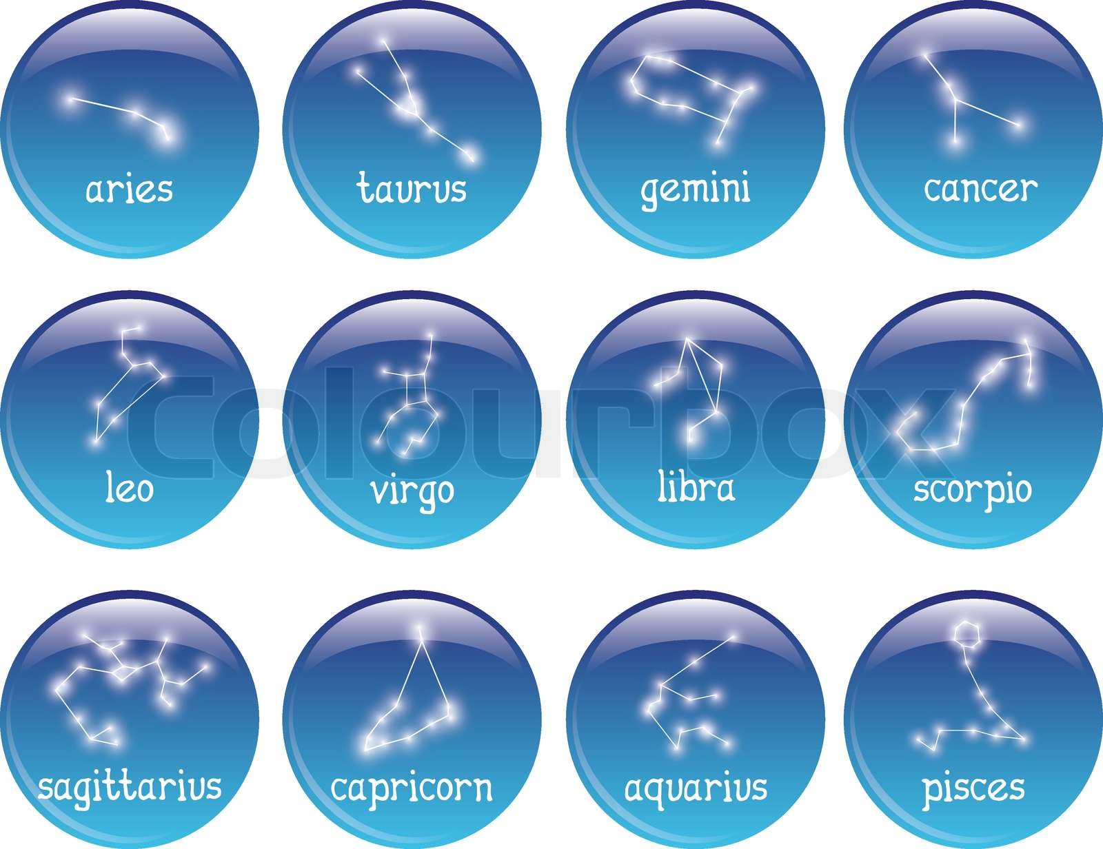 Kalender Tierkreiszeichen Tierkreiszeichen Vektor Abbildung. Illustration Von Blau Kalender Tierkreiszeichen Tierkreiszeichen Vektor Abbildung. Illustration Von Blau