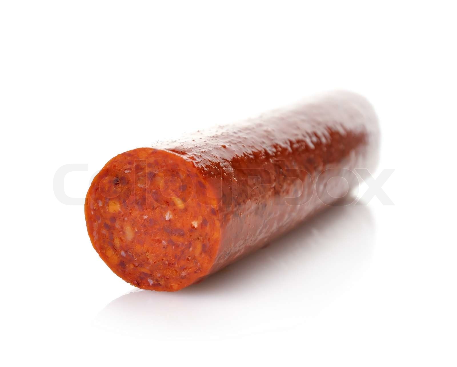 Pepperoni Salami Stock Bild Colourbox