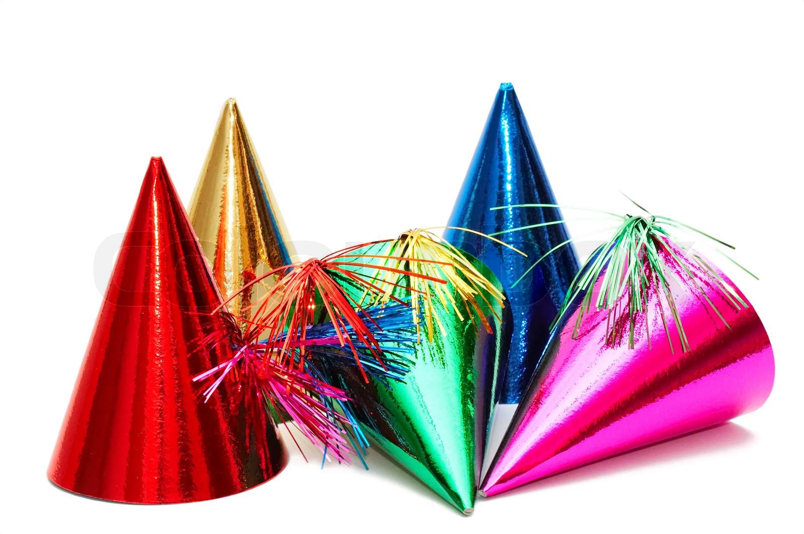 birthday party hats | Stock image | Colourbox