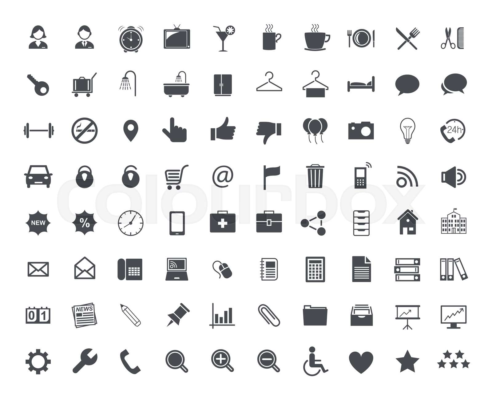 Icon Set | Stock-Vektor | Colourbox