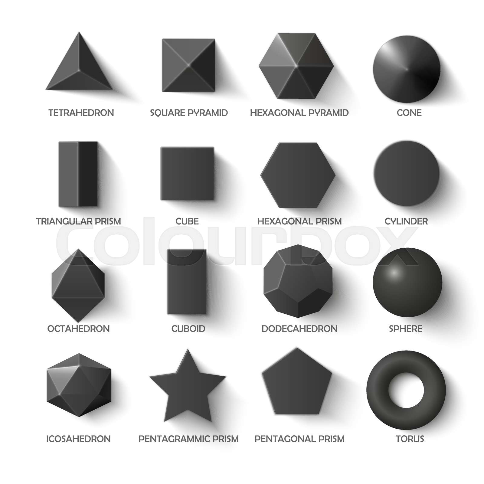3d shapes 3d shape types – bdmc Images High... 3d Geometric Shapes Cut Out