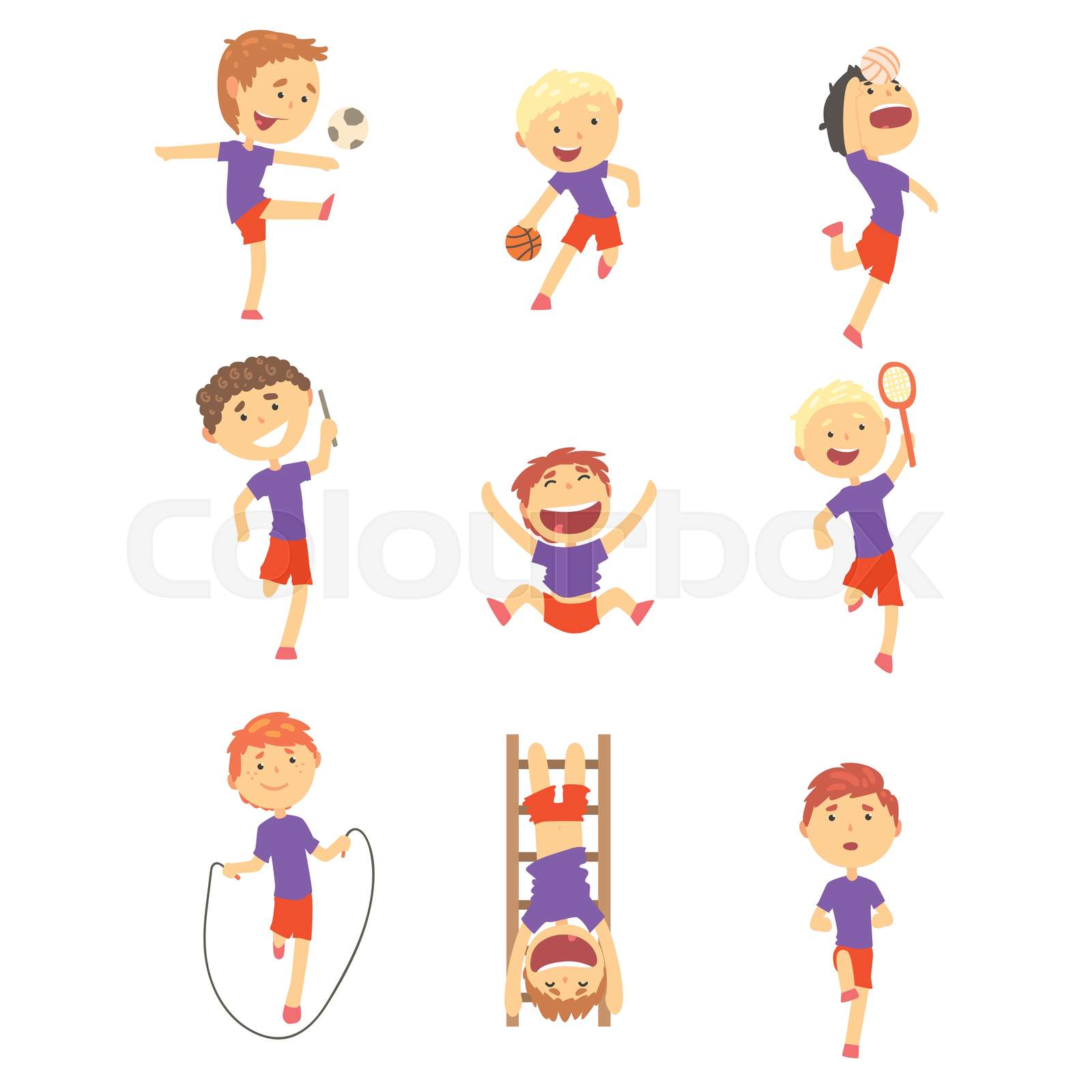 Kind Bewegung Junge Stock Vektor Colourbox kind-bewegung-junge-stock-vektor-colourbox