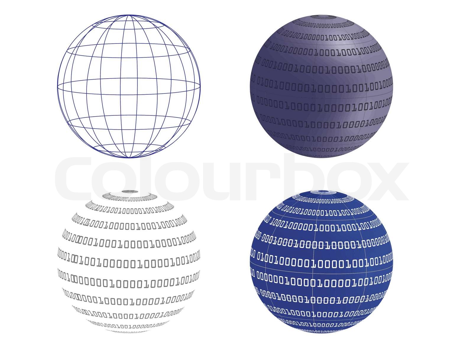 Digital World Vector Illustration Stock Vector Colourbox Digital World Vector Illustration Stock Vector Colourbox