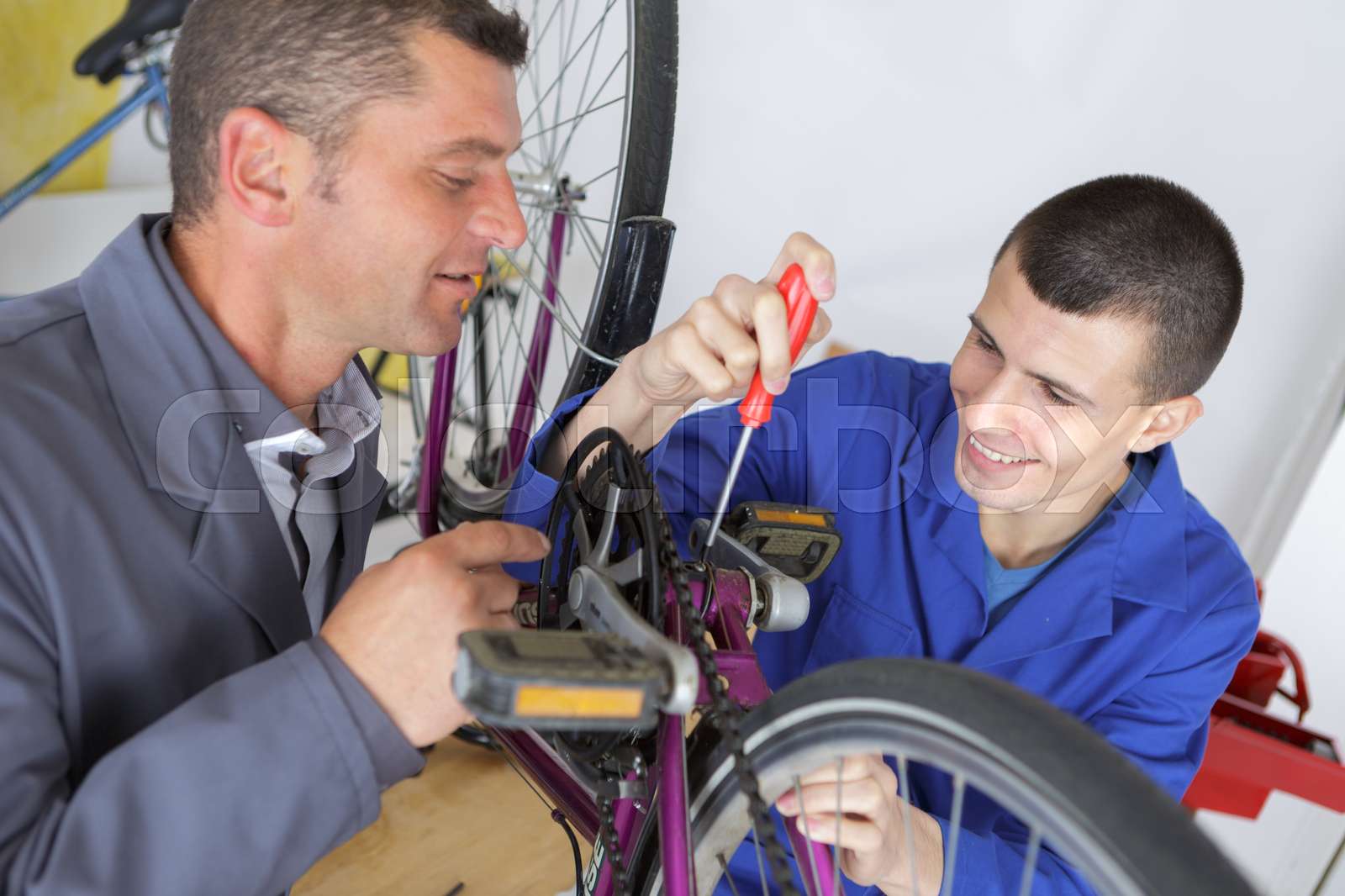 Fixing A Bike Flat