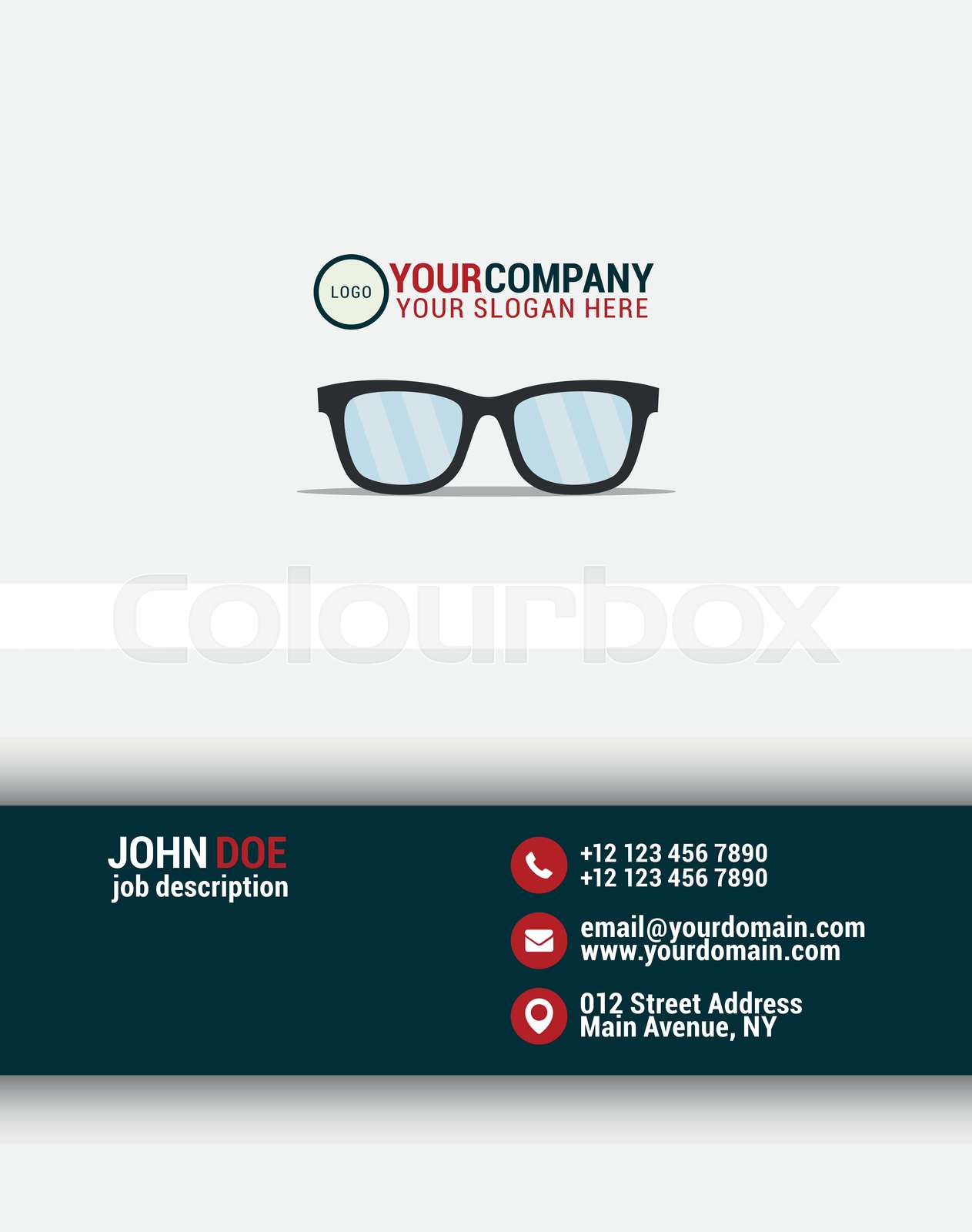 Tailor Business Card Template Stock Vector Colourbox