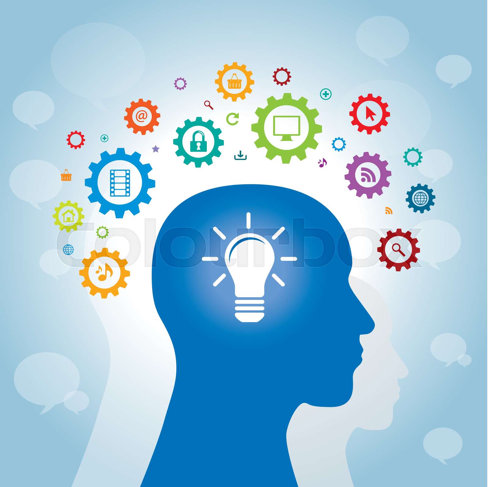 strategic communication | Stock vector | Colourbox