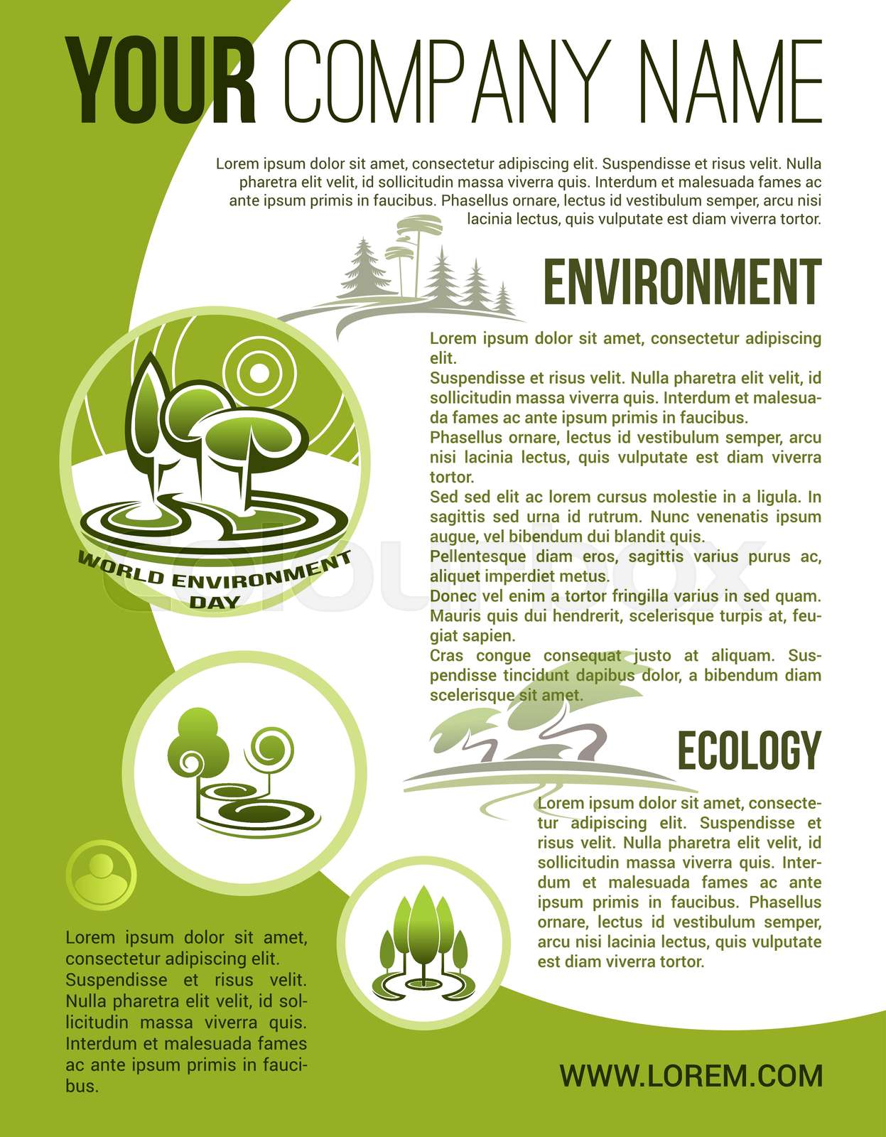 green-ecology-environment-company-vector-poster-stock-vector-colourbox