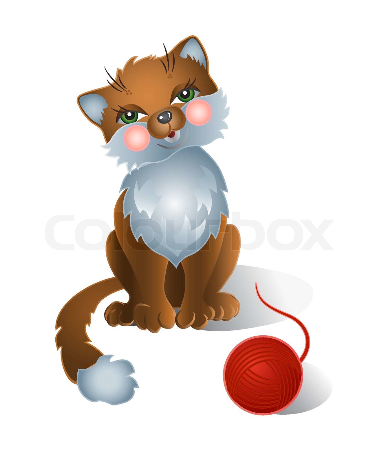 Funny Cat Stock Vector Colourbox Funny Cat Stock Vector Colourbox