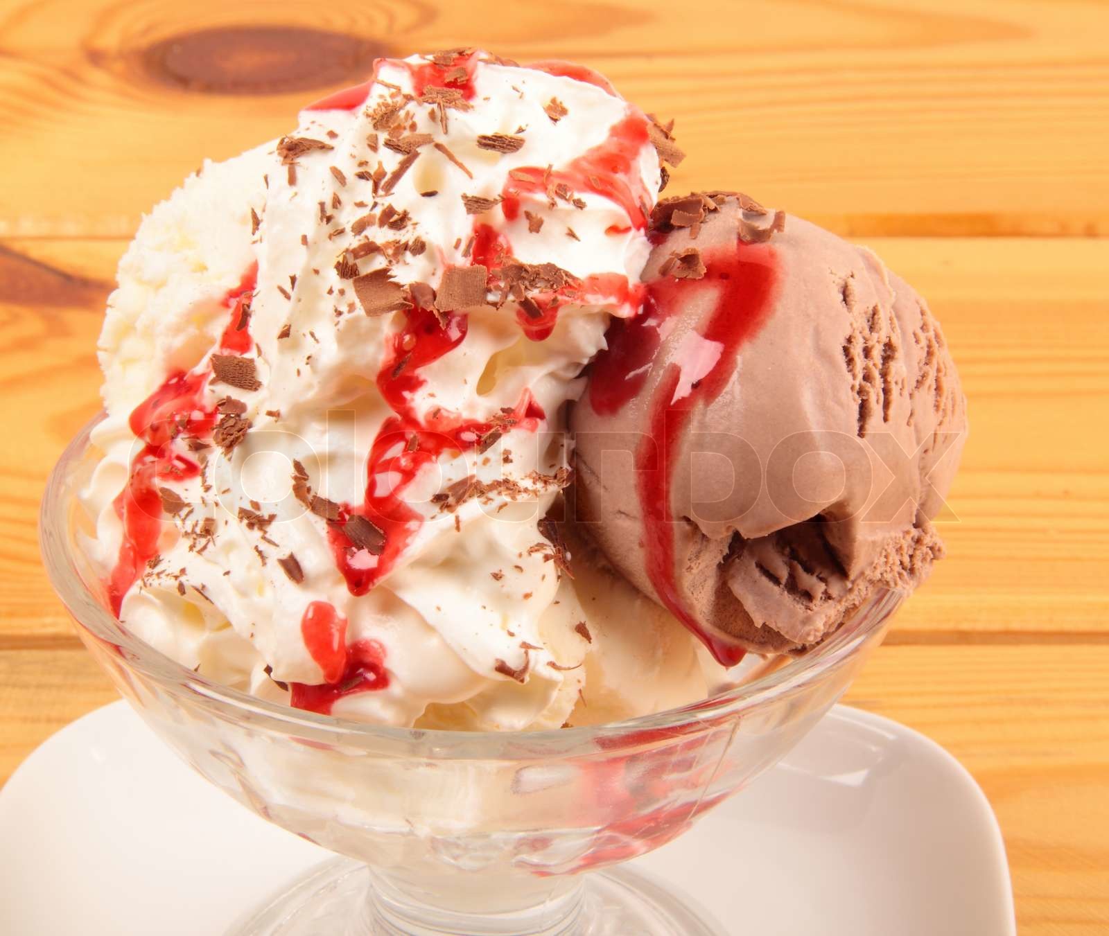 schönes Eis creame close up | Stock Bild | Colourbox