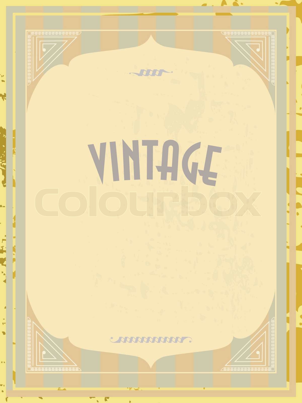 Vintage Etikett Ab tzen Stock Vektor Colourbox