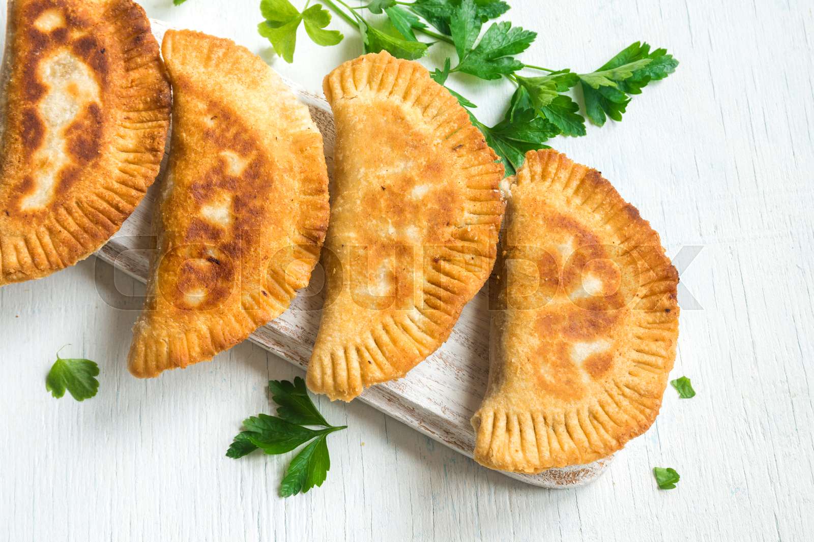 Fried burekas | Stock image | Colourbox