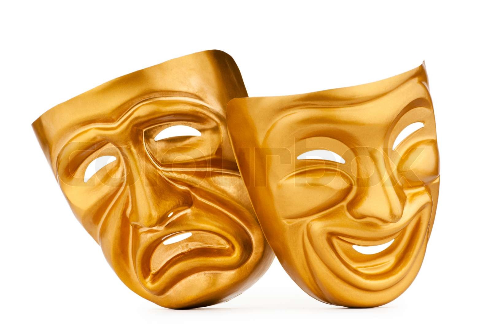 Masks with the theatre concept | Stock image | Colourbox