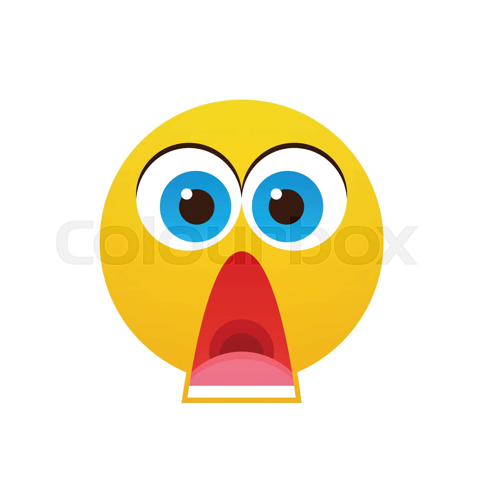 chok, emoji, abstrakt Stock vektor Colourbox