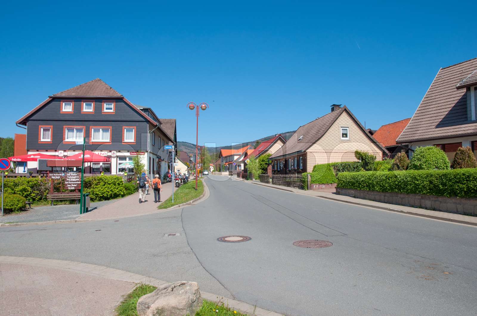 Schierke Germany May 27. 2017 Town of Schierke in Germany Stock