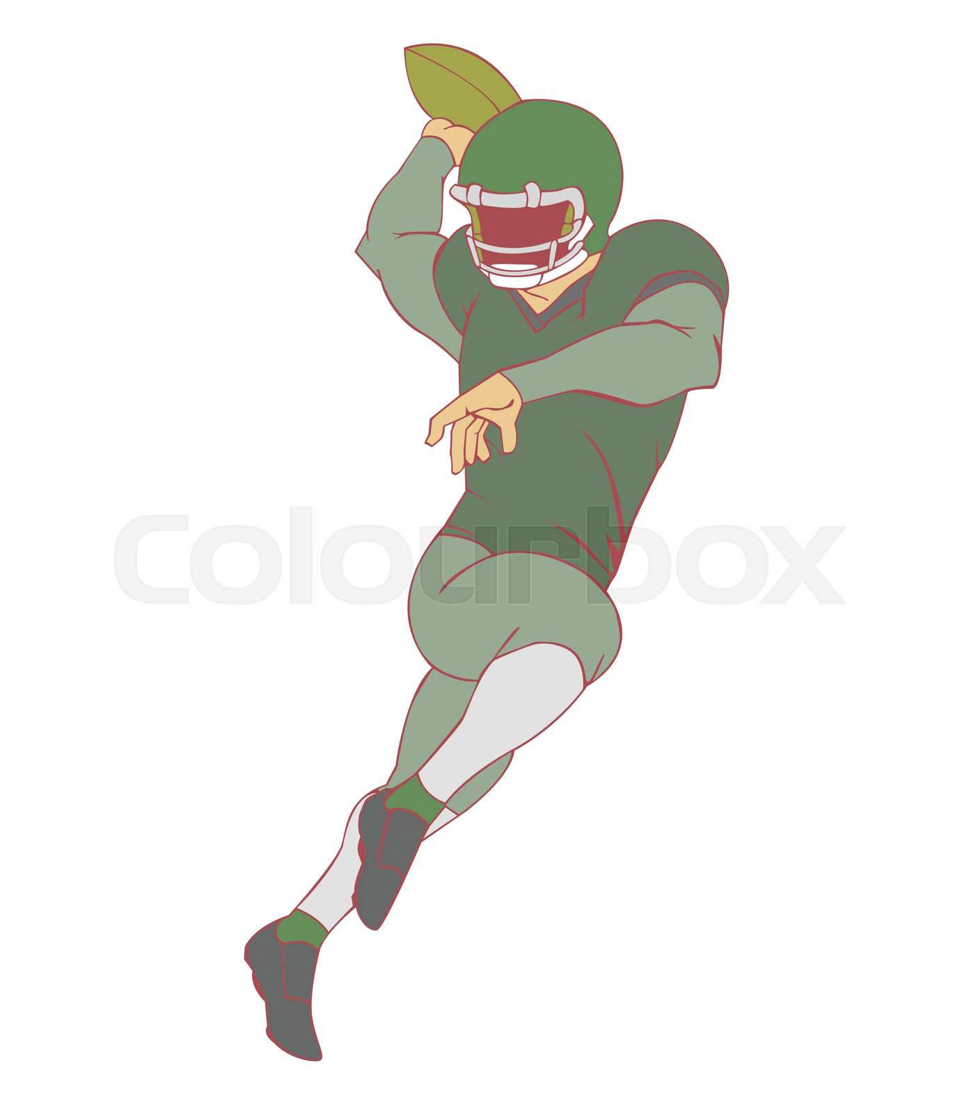 American FootBall Player Vector design | Stock vector | Colourbox