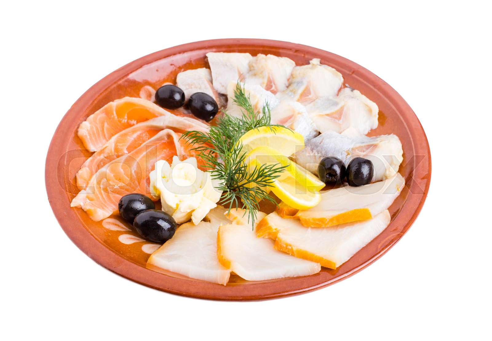 Delicious fish platter. | Stock image | Colourbox