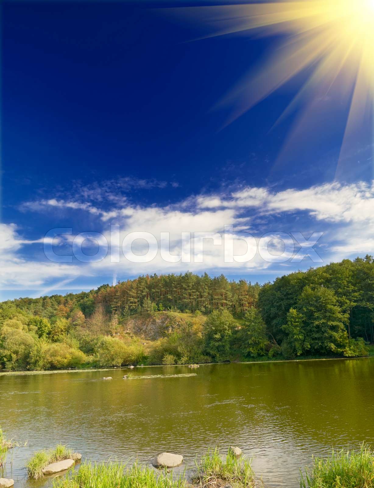 Nizza Hügel mit herbstlichen Bäumen und Fluss im Herbst Stock Bild Colourbox Nizza Hügel mit herbstlichen Bäumen und Fluss im Herbst Stock Bild Colourbox
