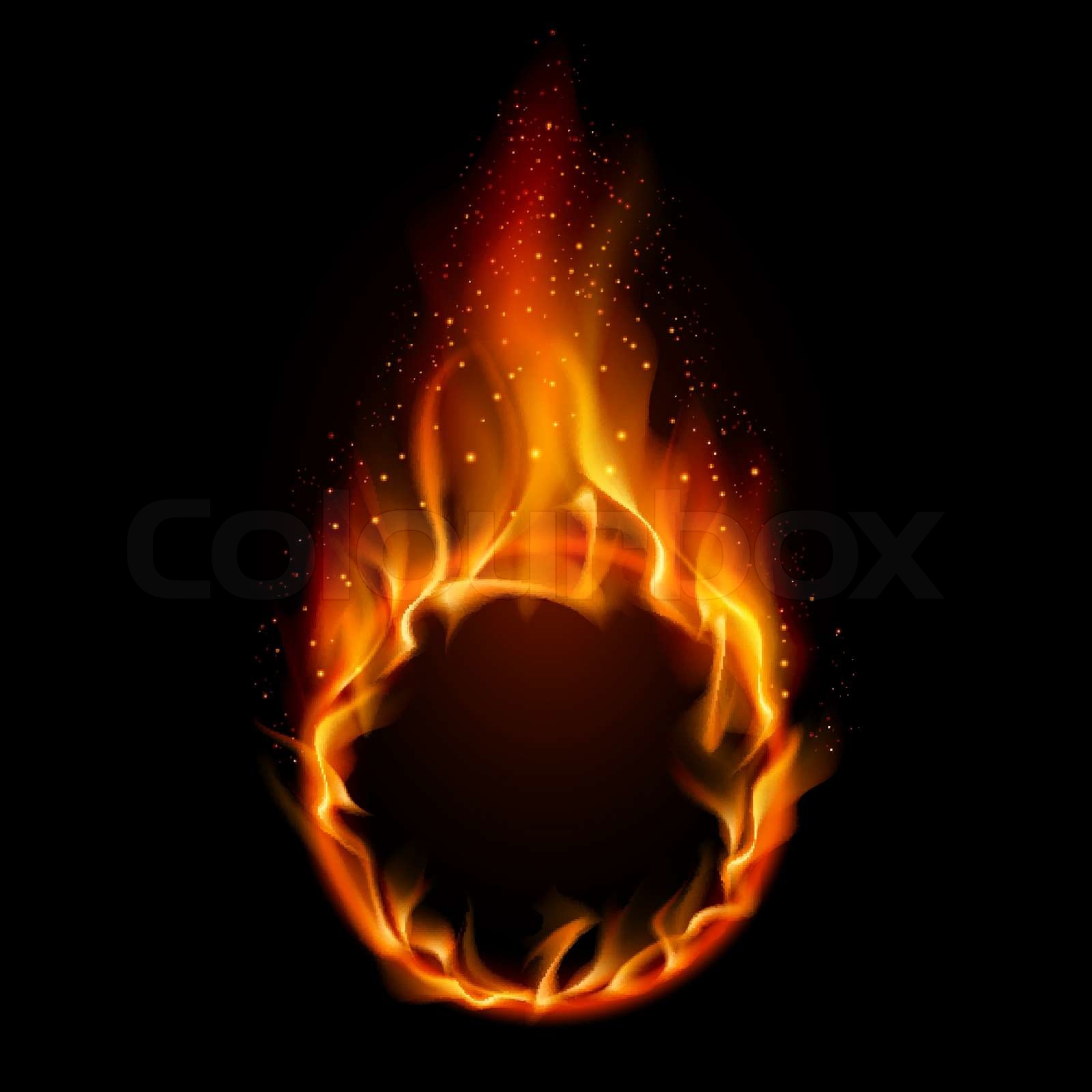 Ring of Fire Stock vector Colourbox